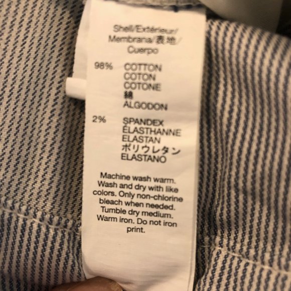 Gap Skinny Boyfriend Pin Striped Pant, Size 4 Reg. - Picture 7 of 7